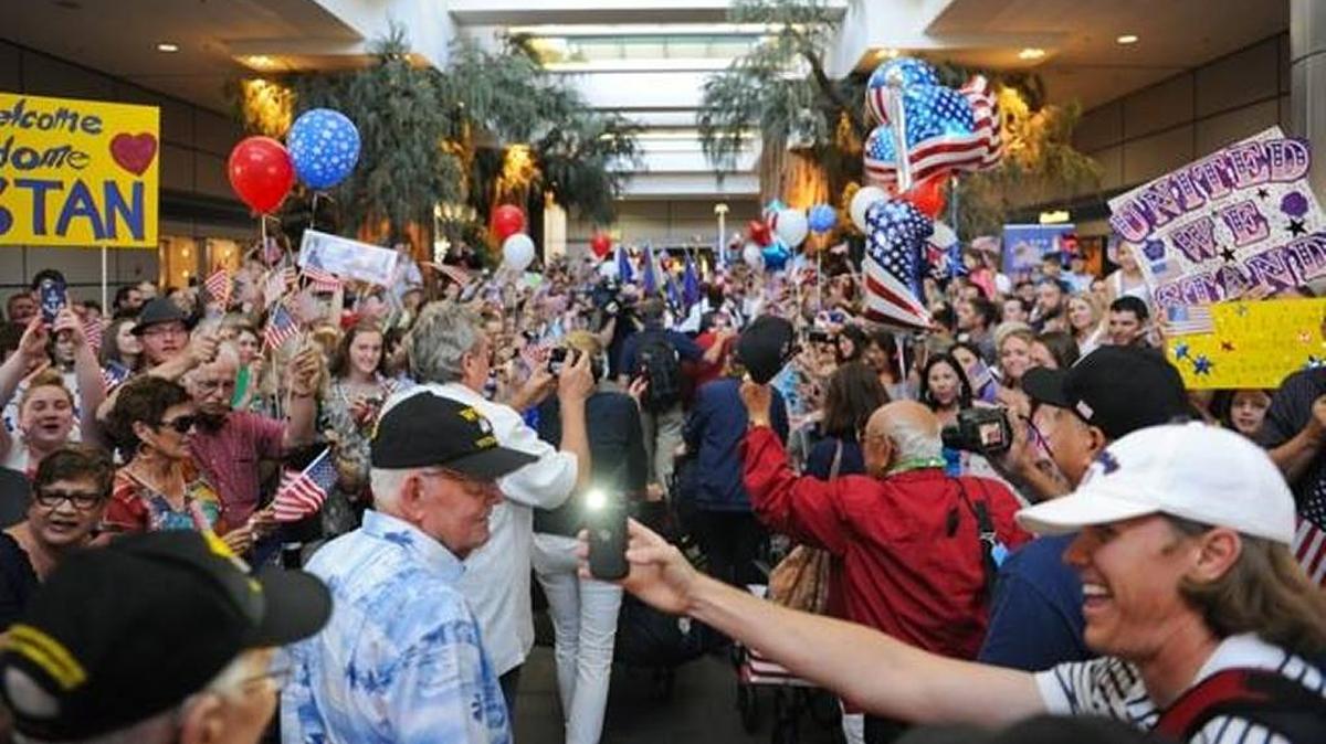Welcome local WWII and Korean War veterans home today on Central Valley Honor Flight #11 from their memorial in Washington D.C.
