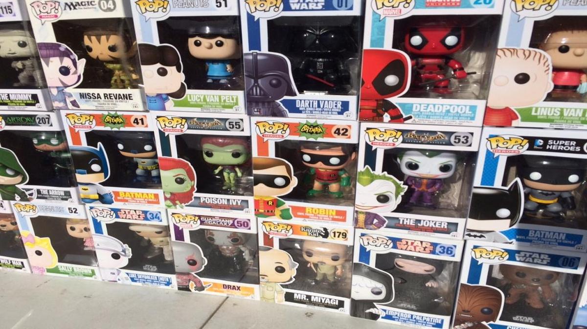 
This is a sample of the Pop! characters that will be sold at the “3rd Annual Collectibles Show” being put on by Clovis Amvets.
