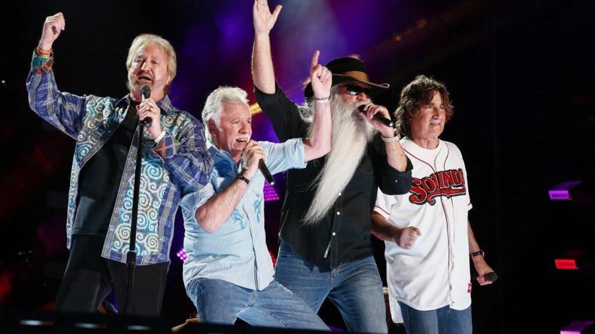 The Oak Ridge Boys – from left, Duane Allen, Joe Bonsall, William Lee Golden and Richard Sterban – will perfom June 24 at Merced Theatre.