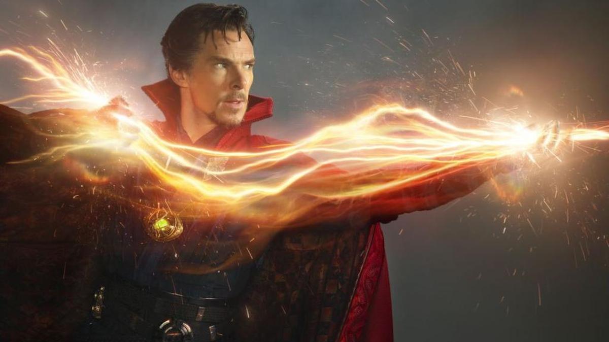 Benedict Cumberbatch as Dr. Stephen Strange in a scene from the movie “Doctor Strange.”