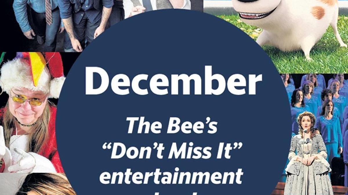December entertainment guide illustration.