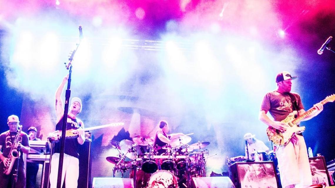 Reggae fusion band Slightly Stoopid performs in 2016.