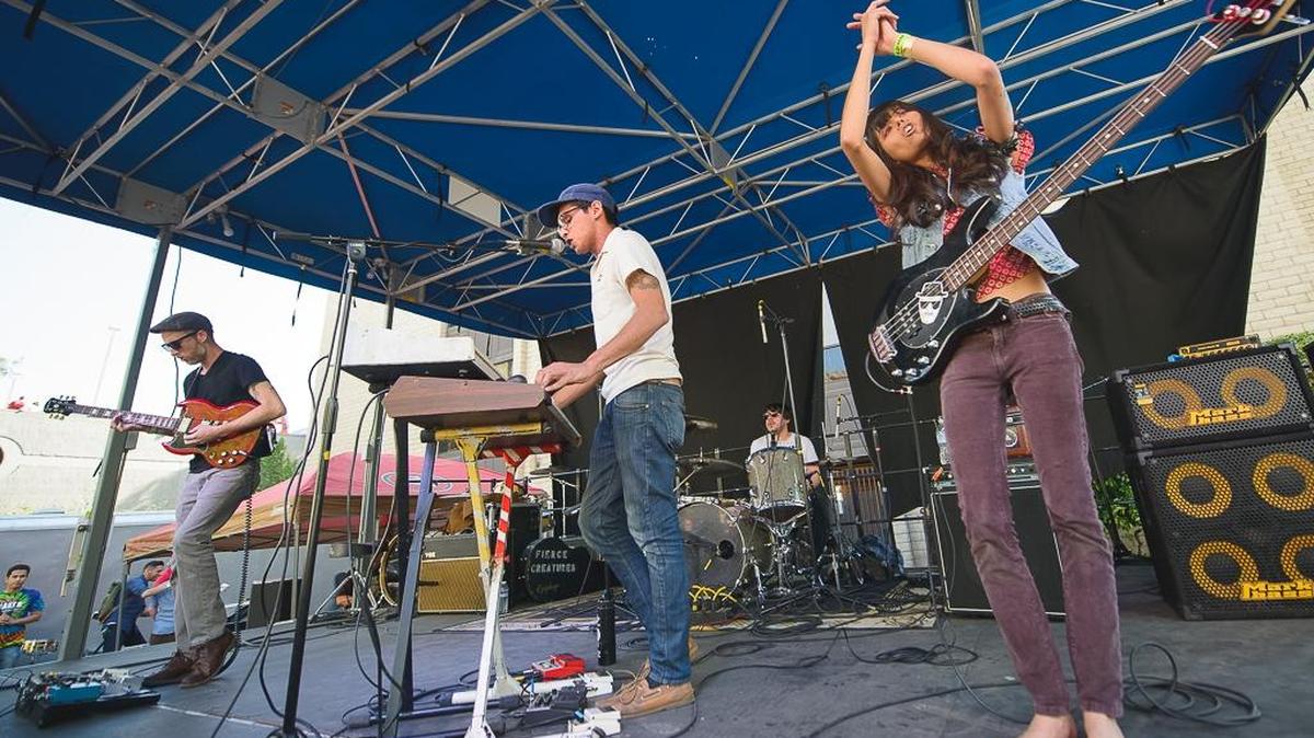 Light Thieves, seen here playing the Catacomb Party, will be part of the 10th annual Spanspek Music and Arts Festival, on Saturday, Oct. 24.