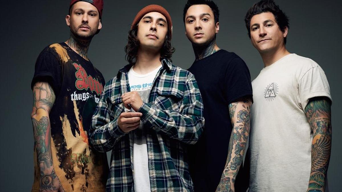 Pierce the Veil is: Mike Fuentes, Vic Fuentes, Tony Perry, Jaime Preciado. The band plays a sold-out show Saturday, Oct. 15, at the Rainbow Ballroom in Fresno.