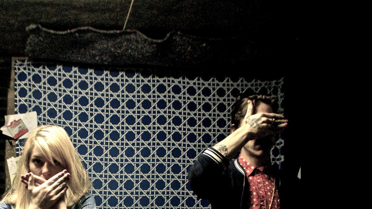 
Jeannie Colleene and Gavin Neves are the synth-rock duo Hexes. The pair play Wednesday June 3 at Peeve’s. 
