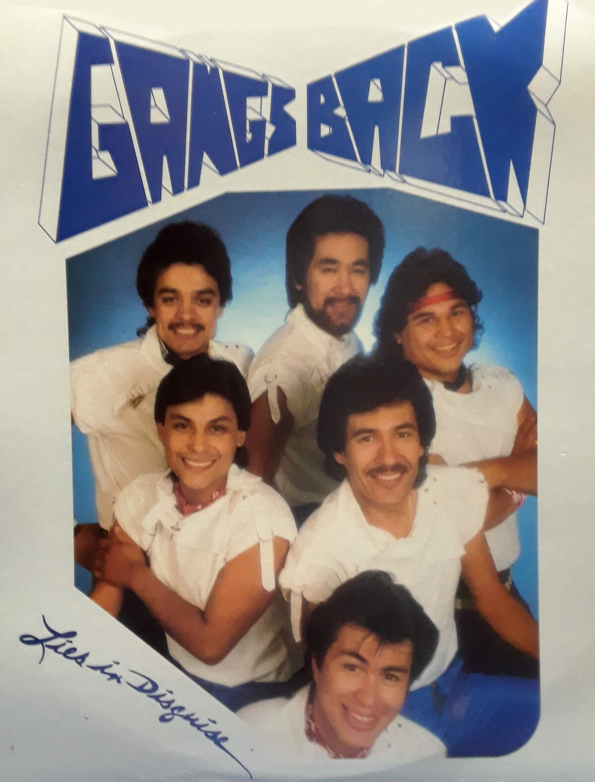 A publicity shot for Fresno funk/soul group Gang's Back.