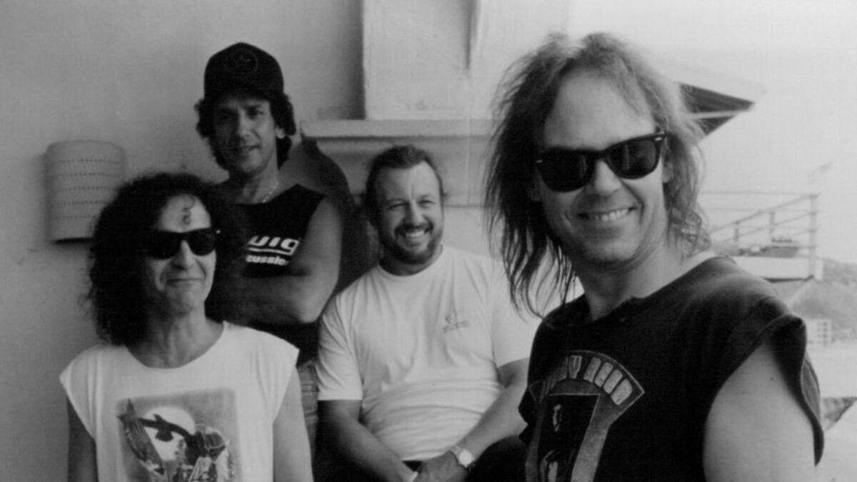 Neil Young & Crazy Horse promo photo 1991.