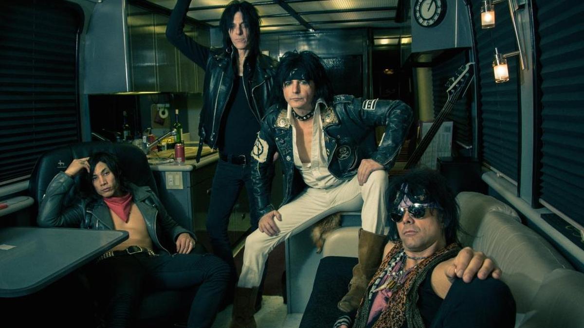 Phil Lewis, center, is the voice of the rock band L.A. Guns. He plays an acoustic storytelling show Saturday, March 19, at Fulton 55.