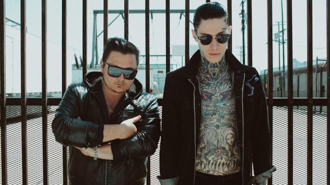 Metro Station is Mason Musso, left, and Trace Cyrus.