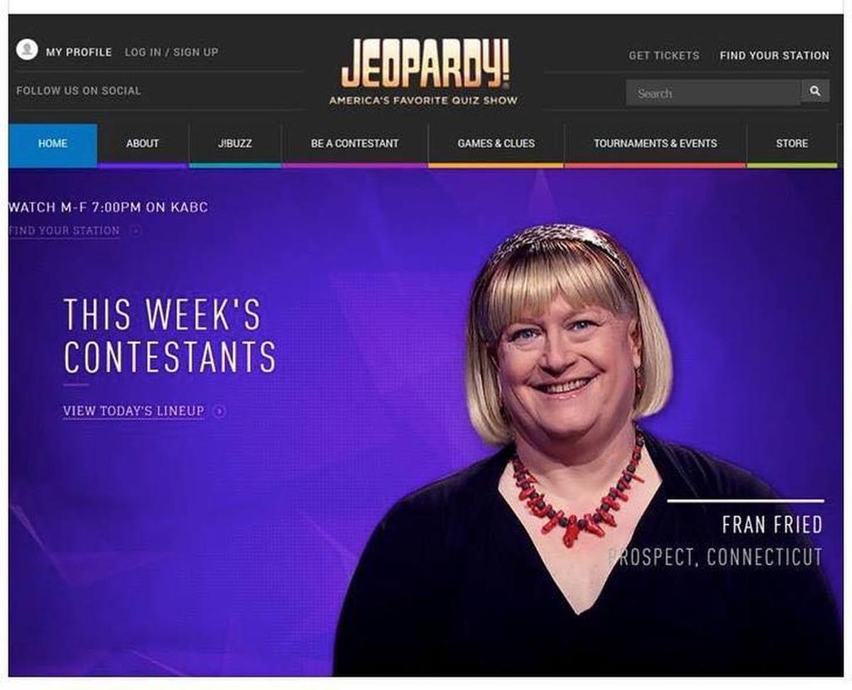Fran Fried, who lived in Fresno for eight years and used to work at The Fresno Bee, will appear on “Jeopardy!” on Tuesday, Oct. 17, 2016. Fried is believed to be the third transgender person to appear on the popular game show.