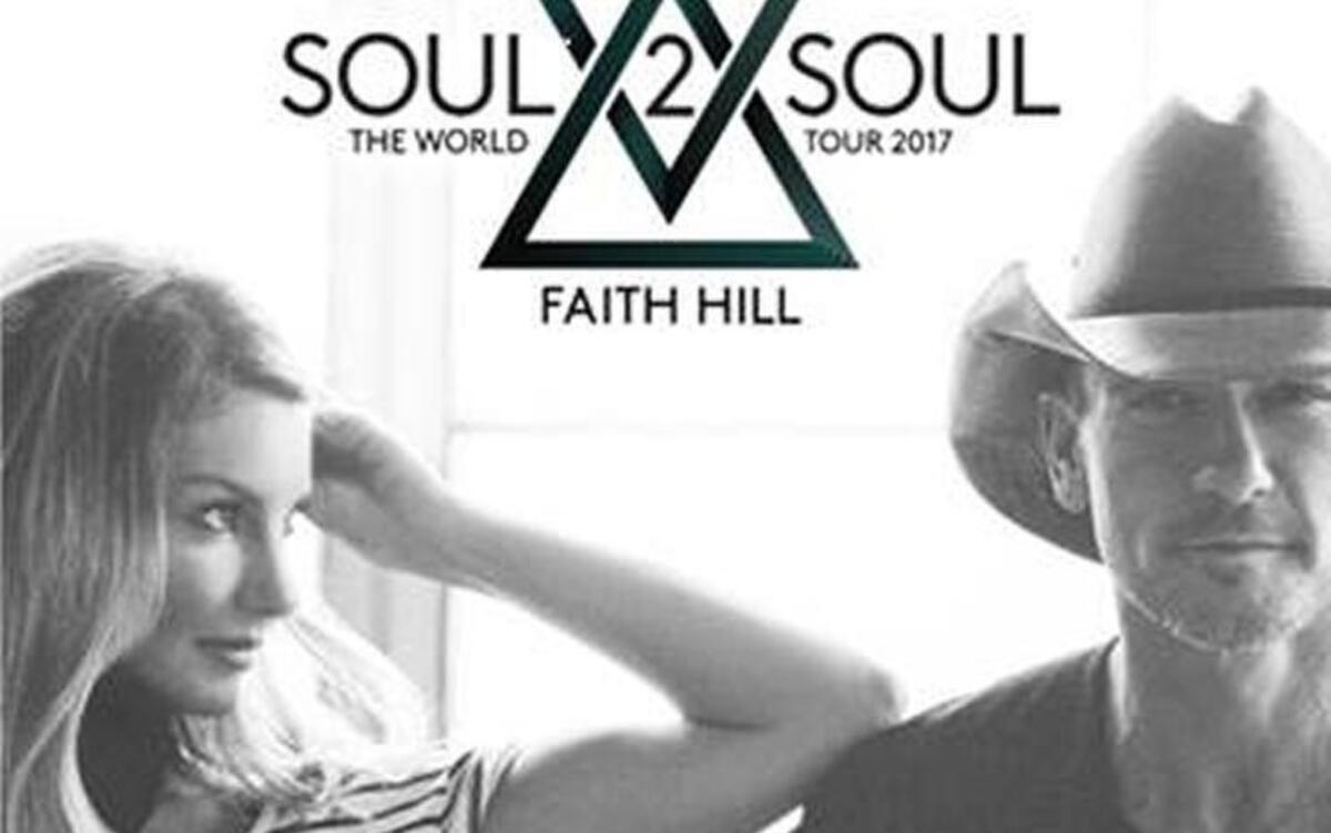 Flier for Tim McGraw and Faith Hill’s just announced Soul2Soul 2017 tour, which stops Friday Sept. 29 at Fresno’s Save Mart Center.
