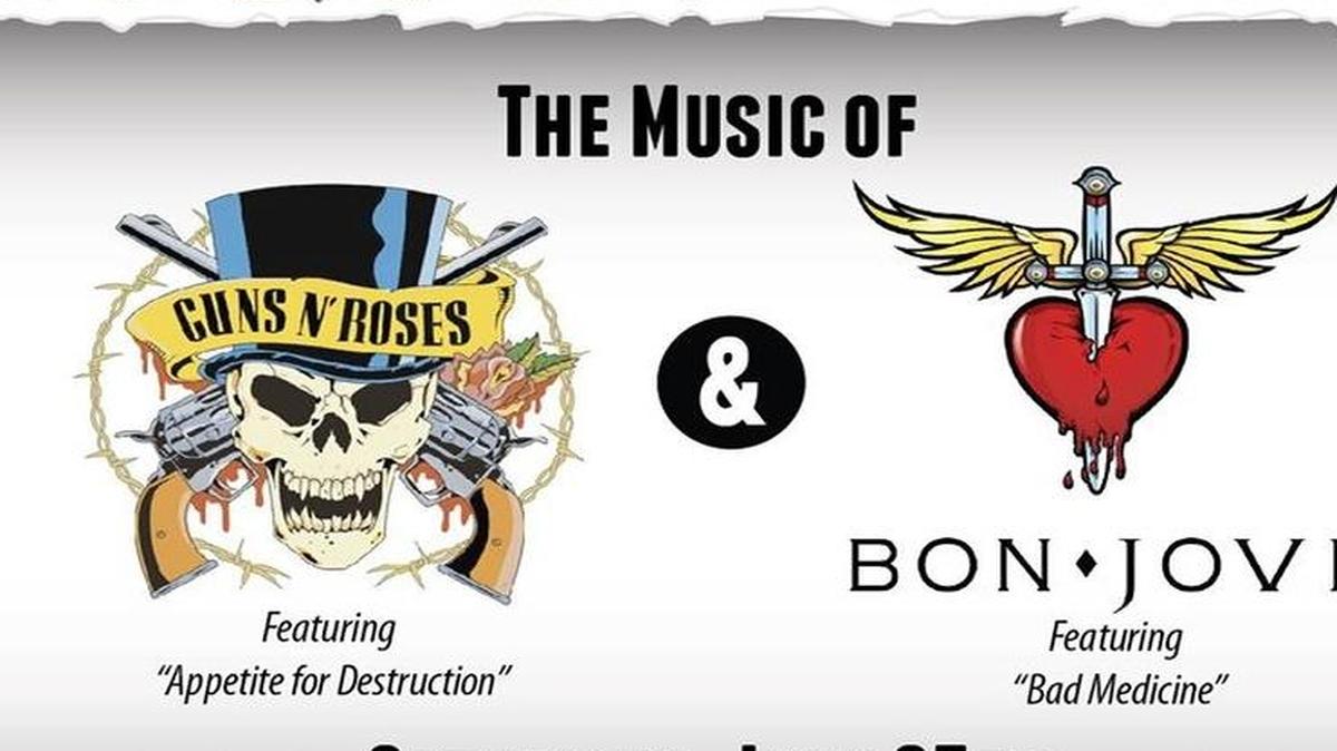 
Popular Guns N’ Roses and Bon Jovi cover bands will perform tonight at ApCal Winery in Madera.


