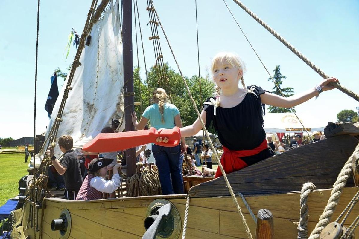 Play like a pirate at this weekend’s festival in Kearney Park.