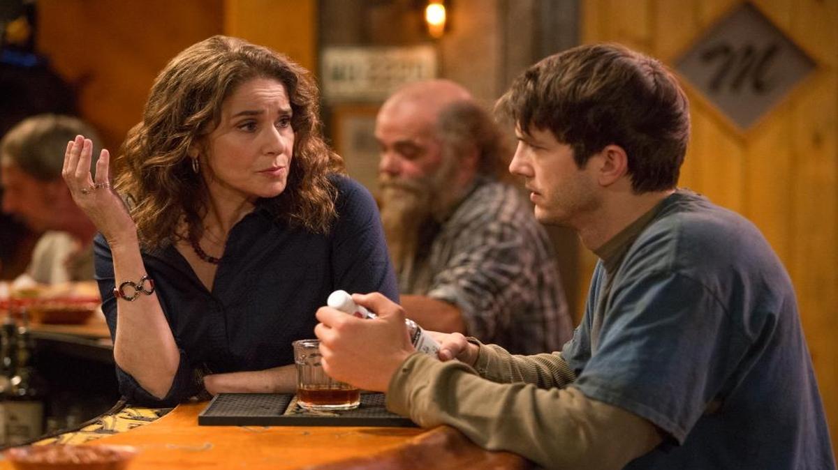 Debra Winger and Ashton Kutcher star in “The Ranch.”