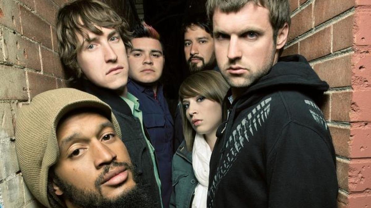 Flobots perform at Fulton 55.