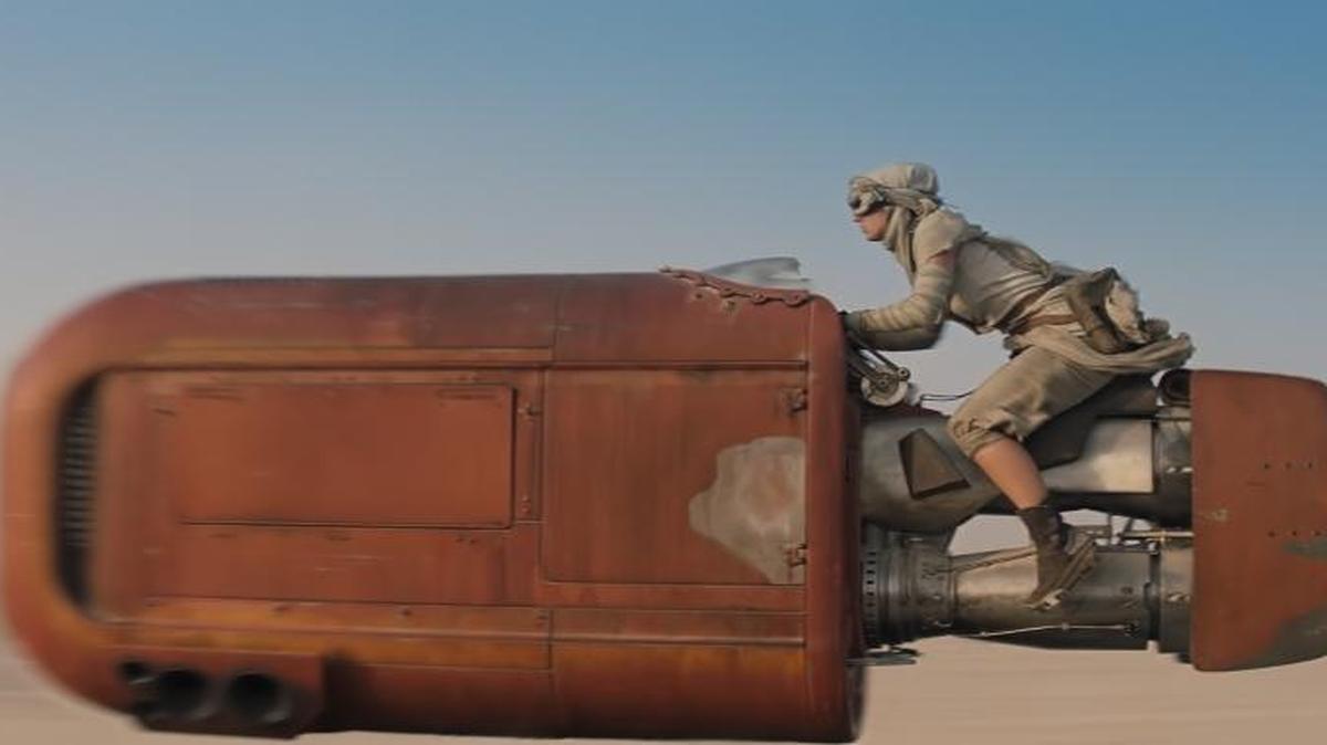 Rey (Daisy Ridley) in “Star Wars: The Force Awakens.”