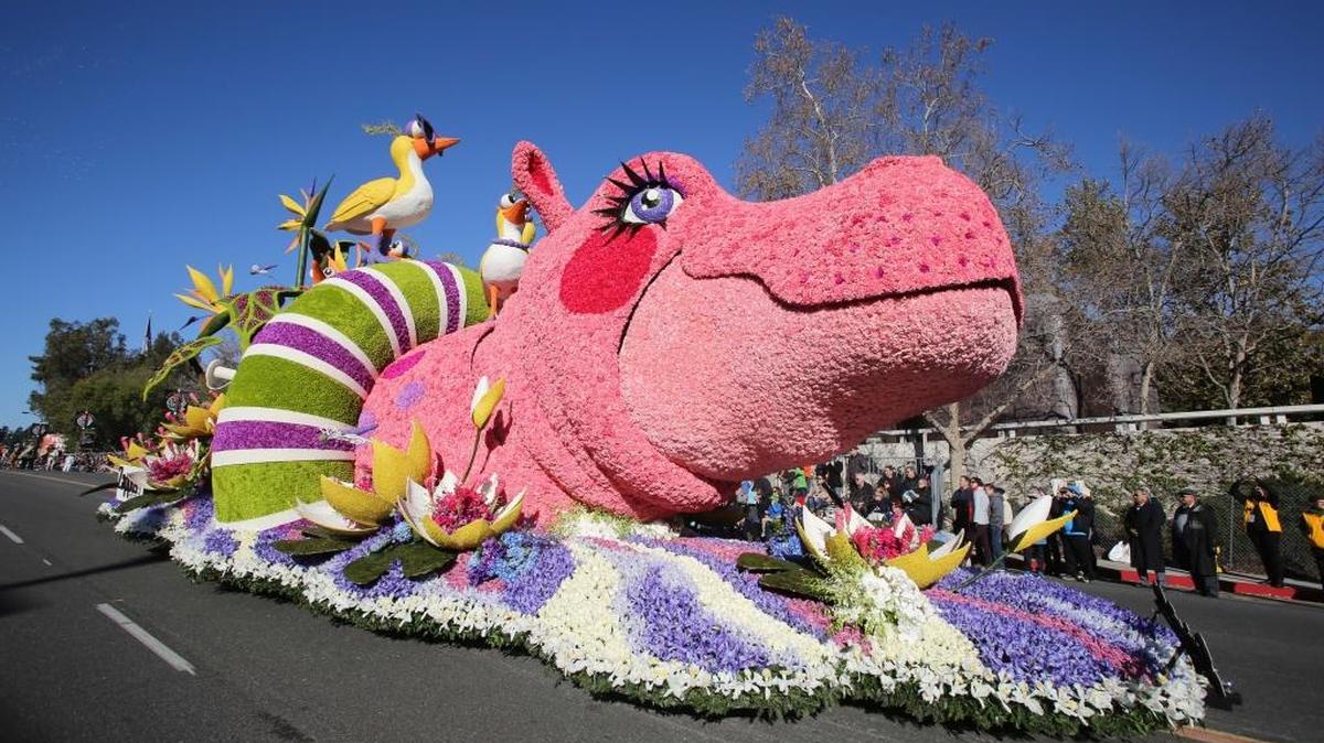 The 128th Rose Parade begins at 8 a.m.