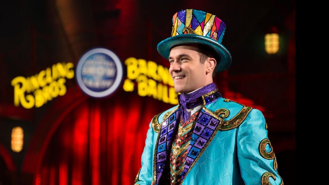 
Ringling Bros. and Barnum & Bailey Circus Xtreme Ringmaster David Shipman.
