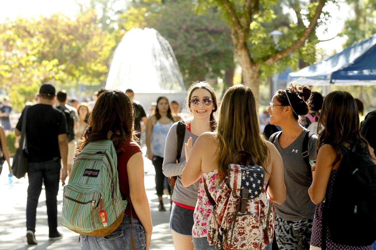COLLEGE OR UNIVERSITY: Fresno State is known for its Red Wave and academic success.