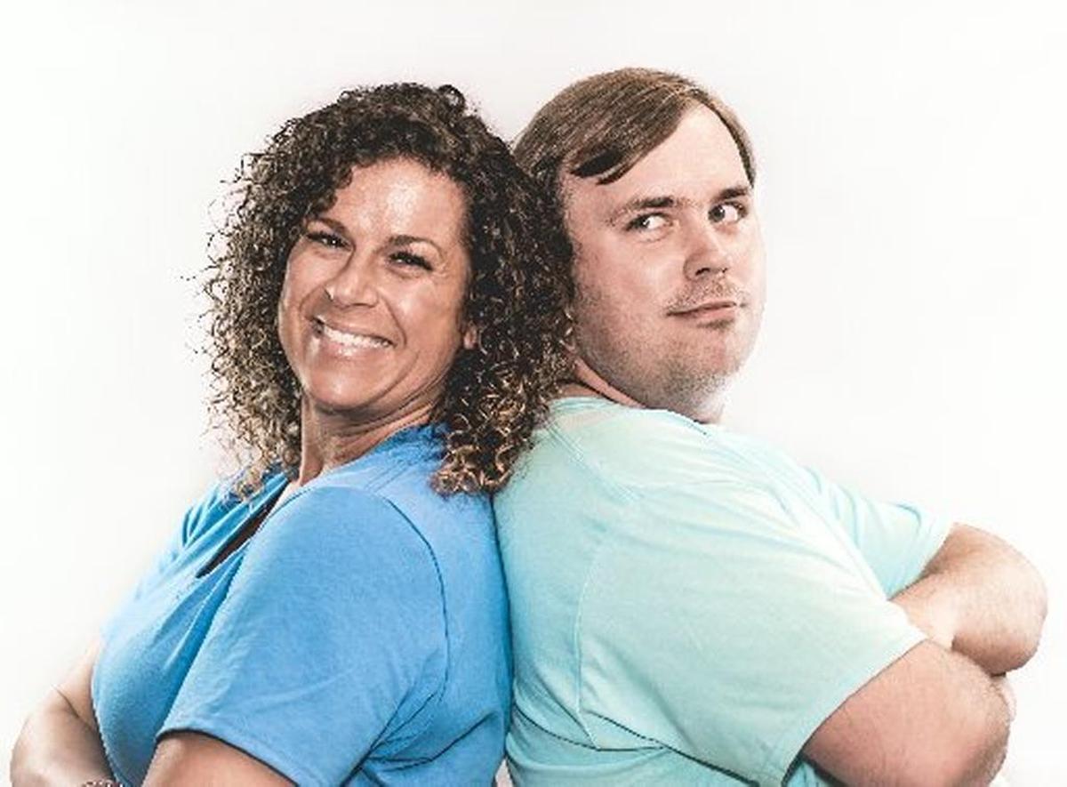 Darla Dean and J.R Romero are two of 10 actors performing multiple roles in “I Love You, You’re Perfect, Now Change,” opening Aug. 4 at the Golden Chain Theatre.