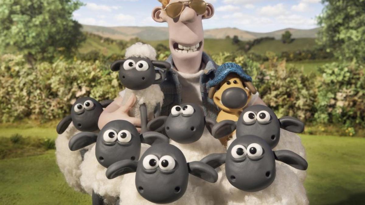 “Shaun the Sheep” is based on a British TV show that is itself a spinoff of the 1995 Wallace and Gromit short film “A Close Shave.”