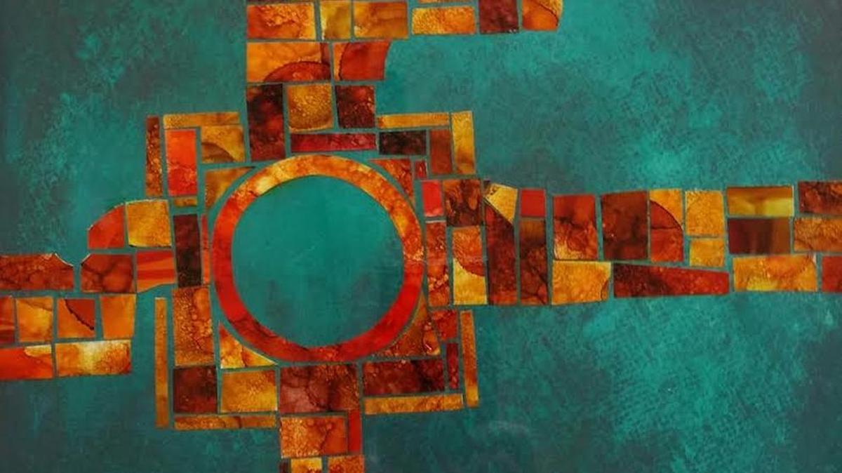 “Ancient Sun” by Valerie Runningwolf will be on display at Gallery 25.