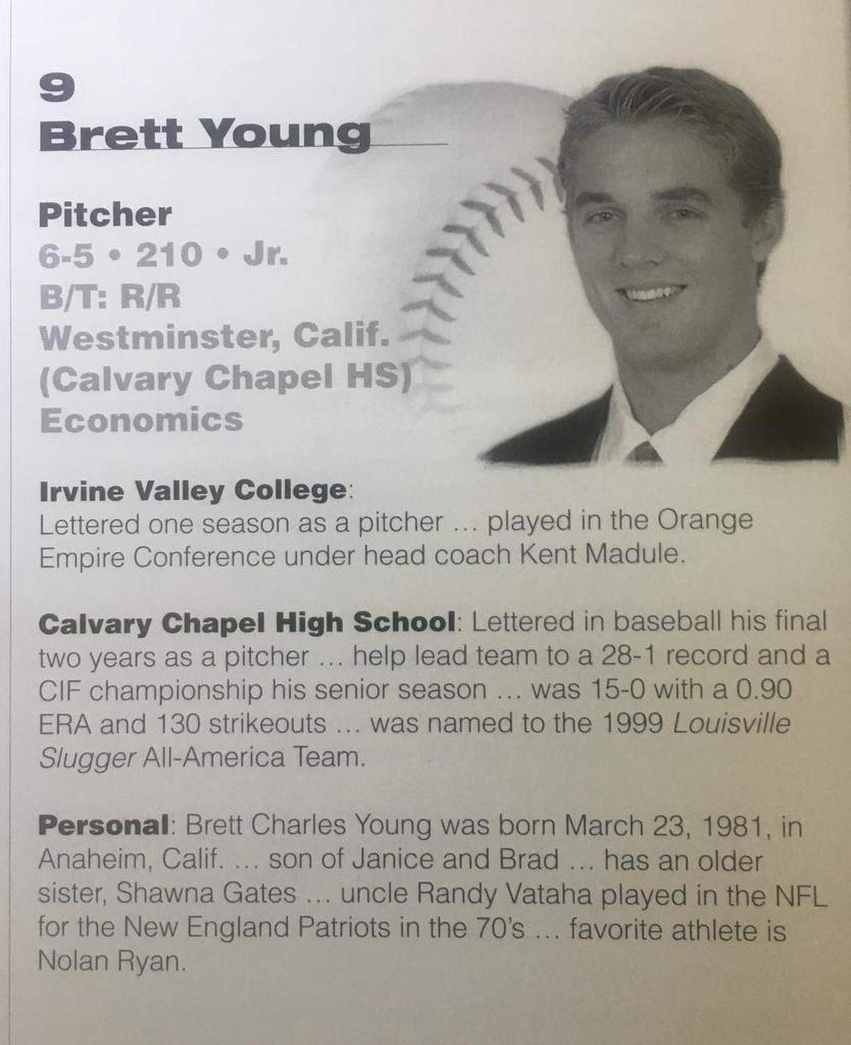 Brett Young suffered a career-ending injury during his one season at Fresno State back in 2003. But it sent him on a path from baseball to music, and he’s since become a popular country musician.