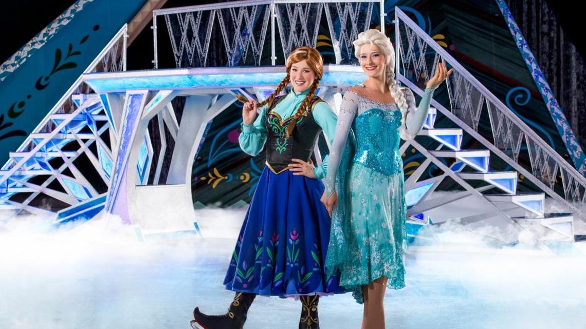 Anna and Elsa from ‘Disney on Ice presents Frozen.’
