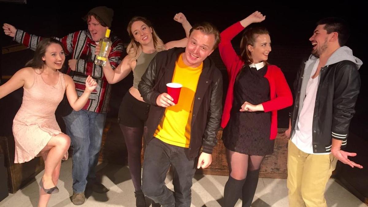 Visalia’s Fourth Wall Theatre opens ‘Dog Sees God’ on July 22, 2016. Pictured, left to right: Schyler Mayo, Antony Lotenero, Brittney Burris, David Payne, Kayla Seffing, and Brett Clevenger.