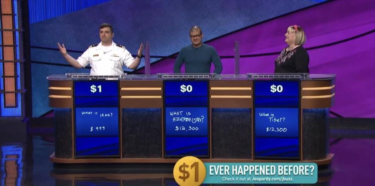 In arguably the wildest finish in Jeopardy! history, former Fresnan Fran Fried finished runner-up from Tuesday’s episode after betting her entire stack and finishing with $0. The winner of the episode, meanwhile, got the answer on Final Jeopardy! wrong, too, but had $1 remaining.