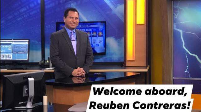 Meteorologist Reuben Contreras can now be seen on KSEE Sunrise.