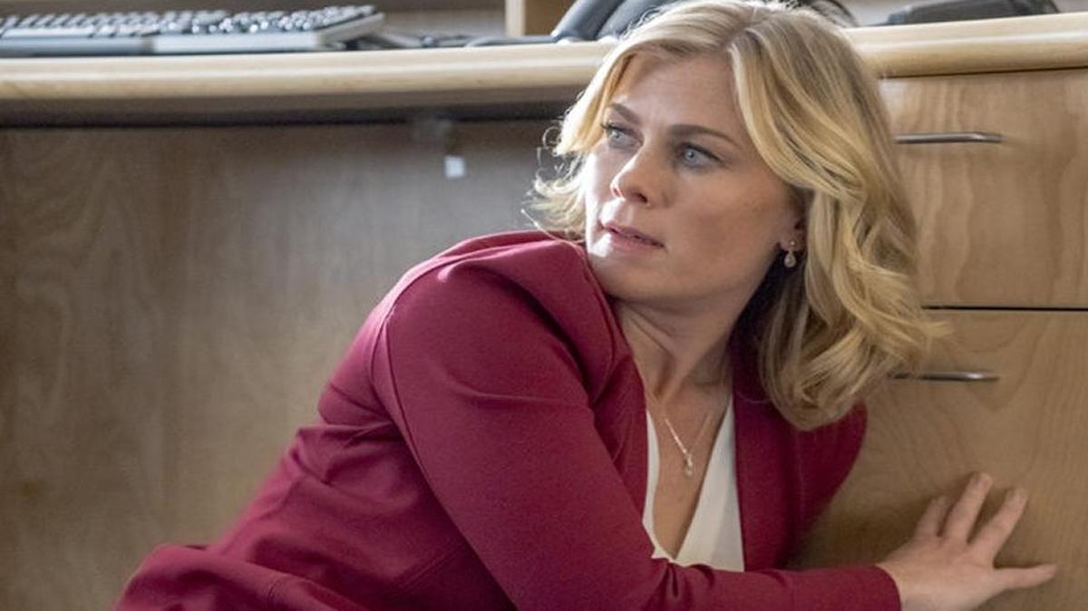 Alison Sweeney is the star and executive producer of “Murder She Baked: Just Desserts.” She had to make the movie while dealing with a torn ACL.