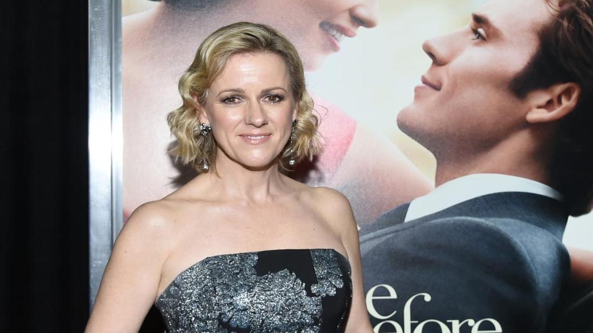 Author Jojo Moyes attends the world premiere of “Me Before You” in New York.
