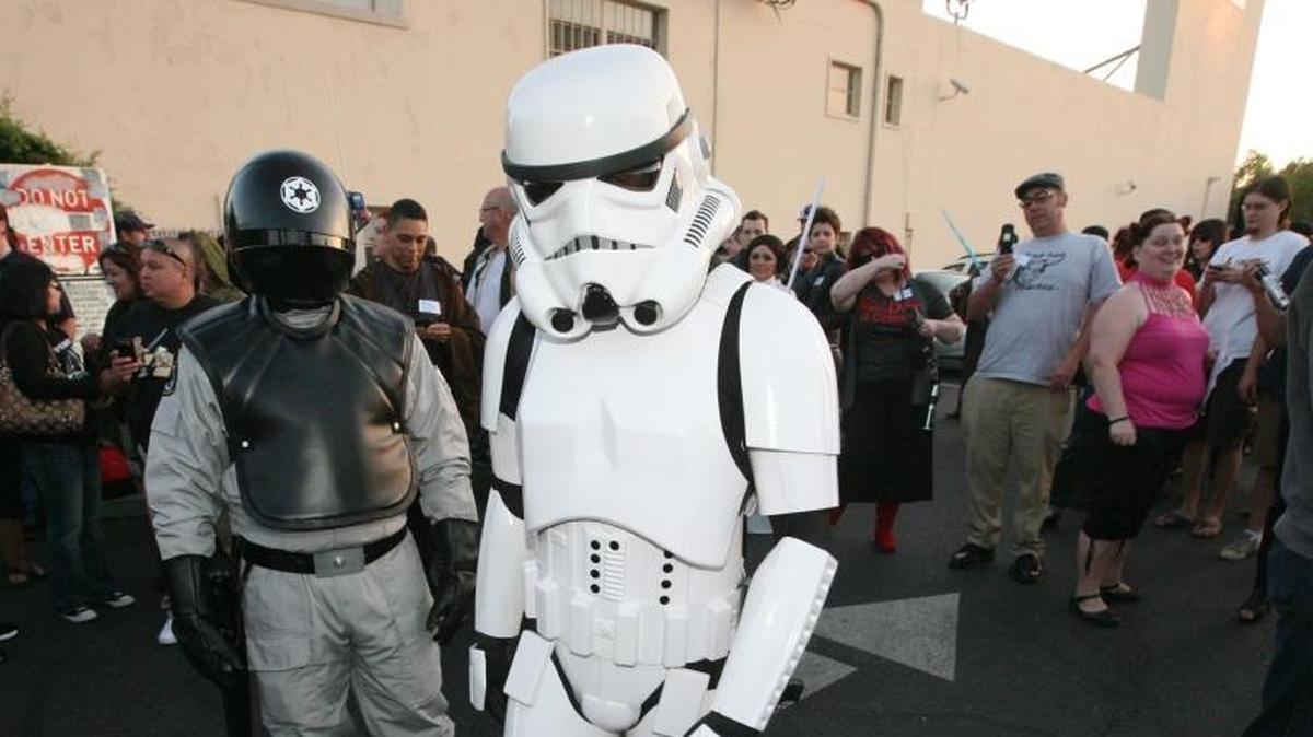 The Star Wars pub crawl is a themed meet-up where people show up in character and stop by several of the Tower District bars participating with prizes, giveaways and games.