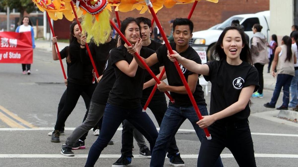 Celebrate the Chinese New Year with a parade through Chinatown.