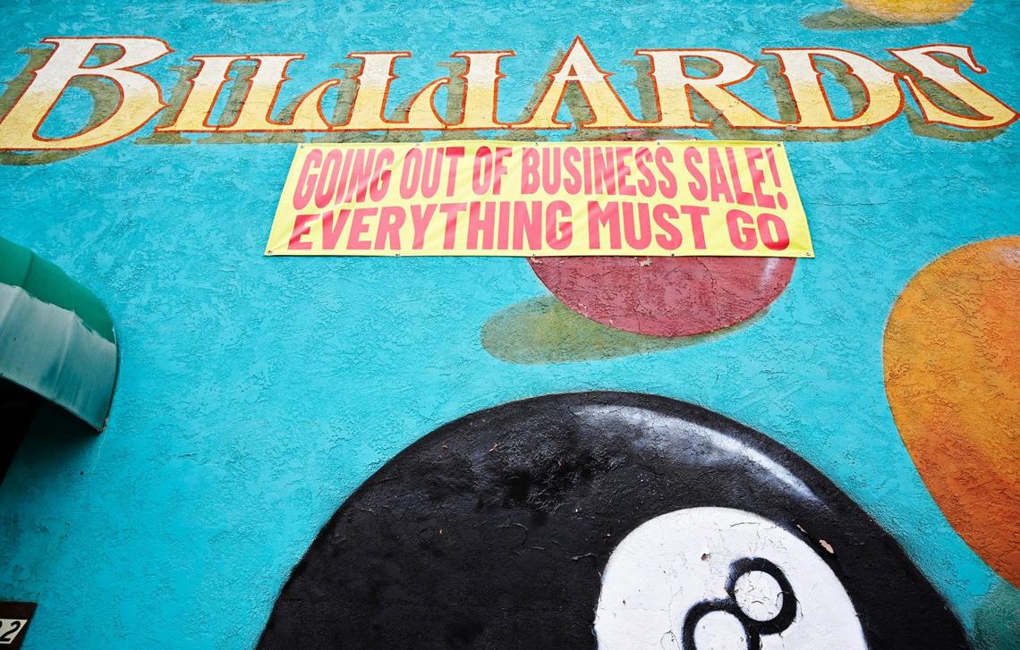 Mecca Billiards is selling everything in the store in preparation for its owner Nanette Stockle to lease out the building following her husband’s death to ALS last February. Photographed Wednesday, May 3, 2023 in downtown Fresno.