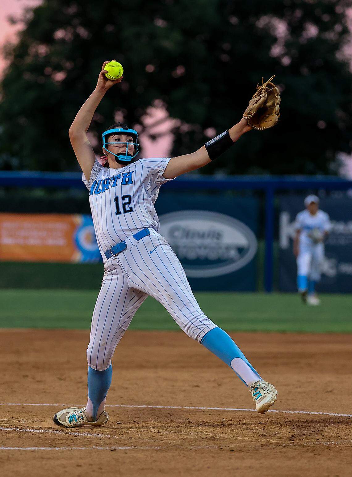Clovis North’s Jocelynn Gonzalez pitches against Buchanan in a Central Section Division I title game on Saturday, May 31, 2025.