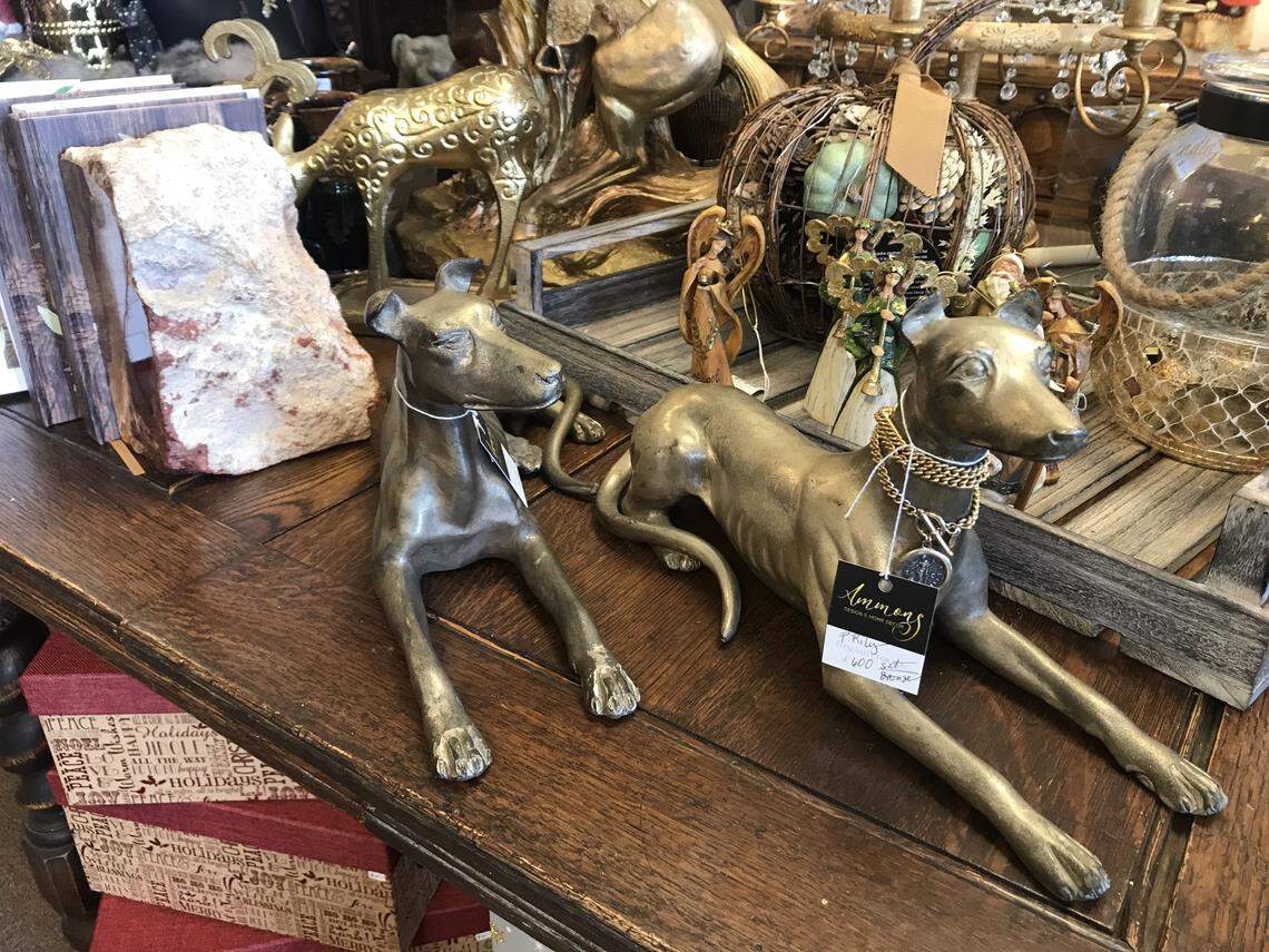New, vintage and antiques like these are for sale at Ammons Design & Home Decor, which opened in Fresno this summer.