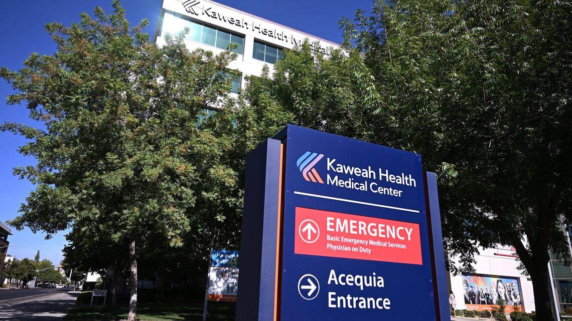 Kaweah Health is facing a state investigation in a wrongful death lawsuit. Photographed Monday, Aug. 4, 2025 in Visalia. 