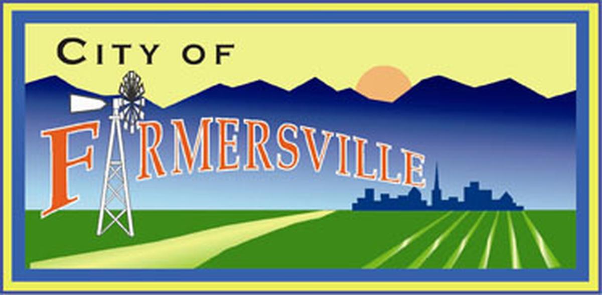 This is the old logo for the City of Farmersville before it was updated in 2022. See below for the new logo.