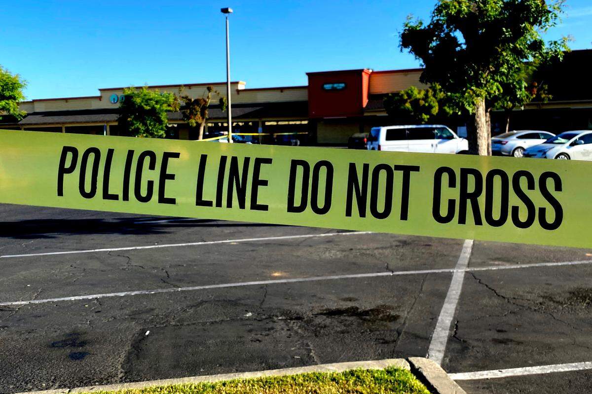 Generic police tape fresno crime scene 