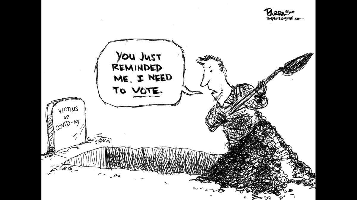 Vote, because your life may depend on it.