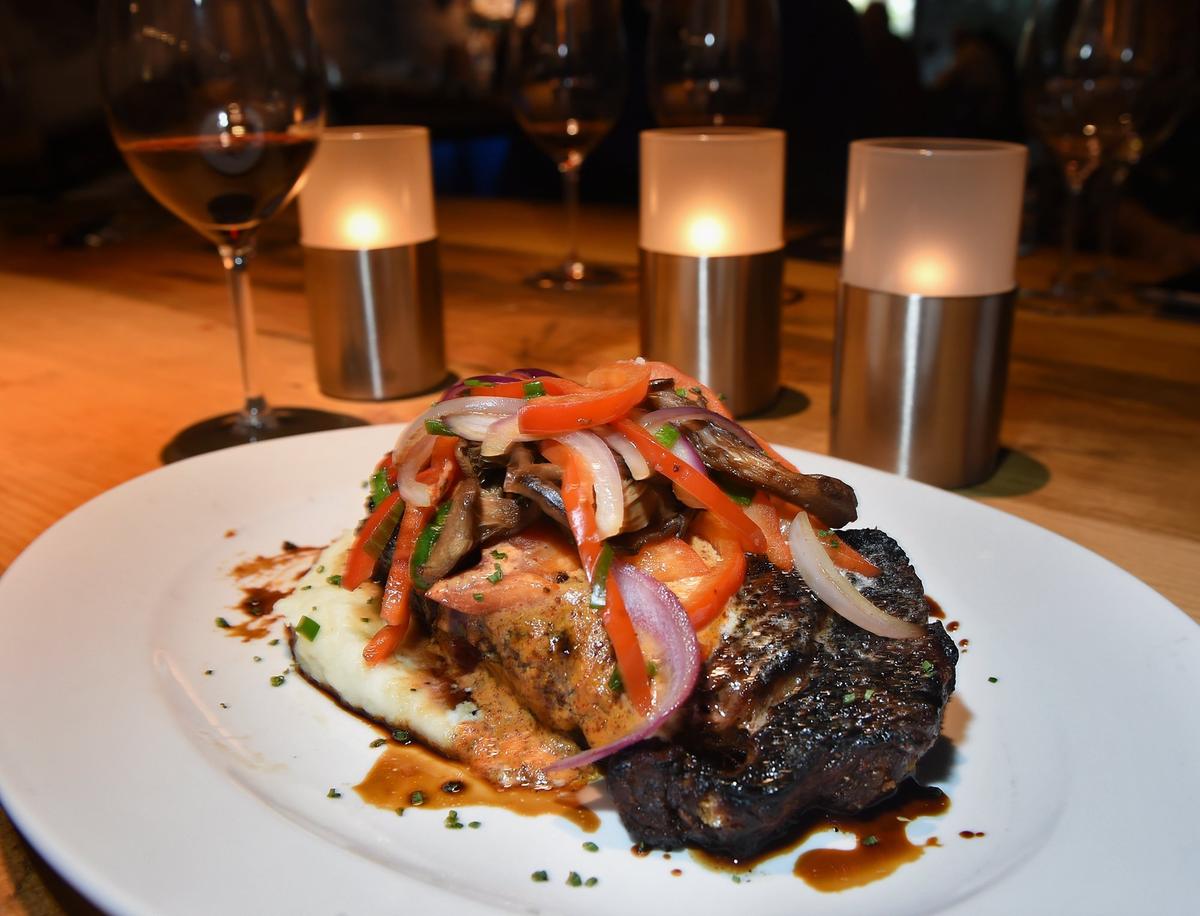 This black coffee rubbed rib-eye steak from 13 Prime Steak was photographed in a file photo from 2018.
