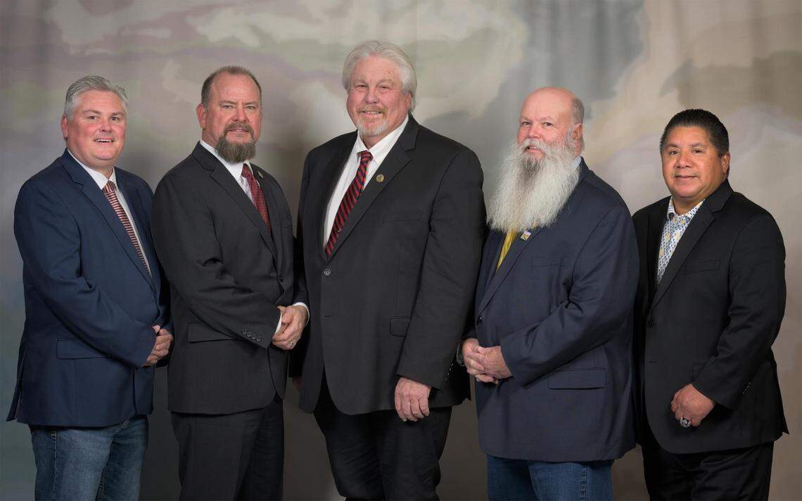 Pictured left to right: Rusty Robinson, Robert Thayer, Doug Verboon, Joe Neves, Richard Valle.