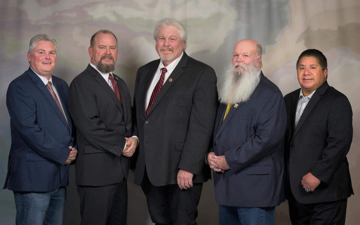 Pictured left to right: Rusty Robinson, Robert Thayer, Doug Verboon, Joe Neves, Richard Valle.