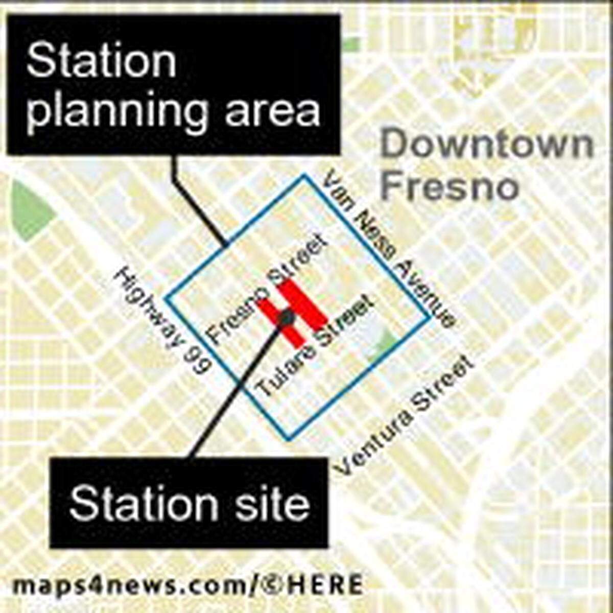Fresno has a plan for development surrounding its future high-speed train station in downtown.