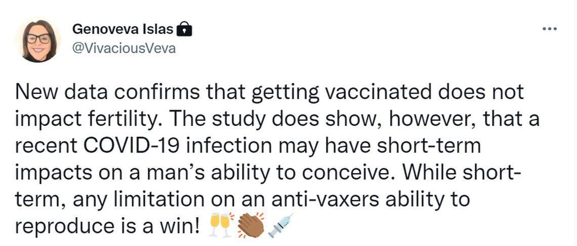 This Tweet on Jan. 26 from FUSD Trustee Veva Islas drew angry criticism from some residents opposed to COVID-19 mandates.