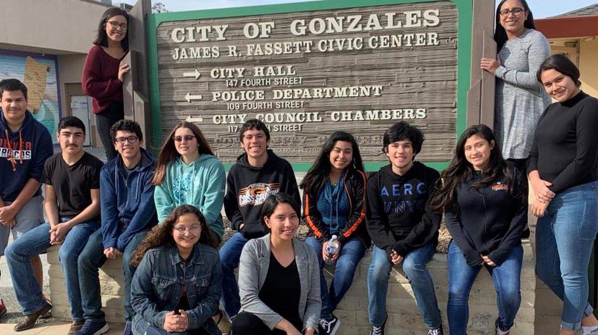 The Gonzales Youth Council in 2019.