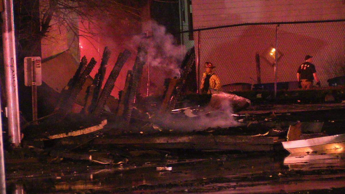 A multistory former banquet hall in Fresno burned overnight into Monday, Jan. 30, 2023, Fresno Fire Department said.