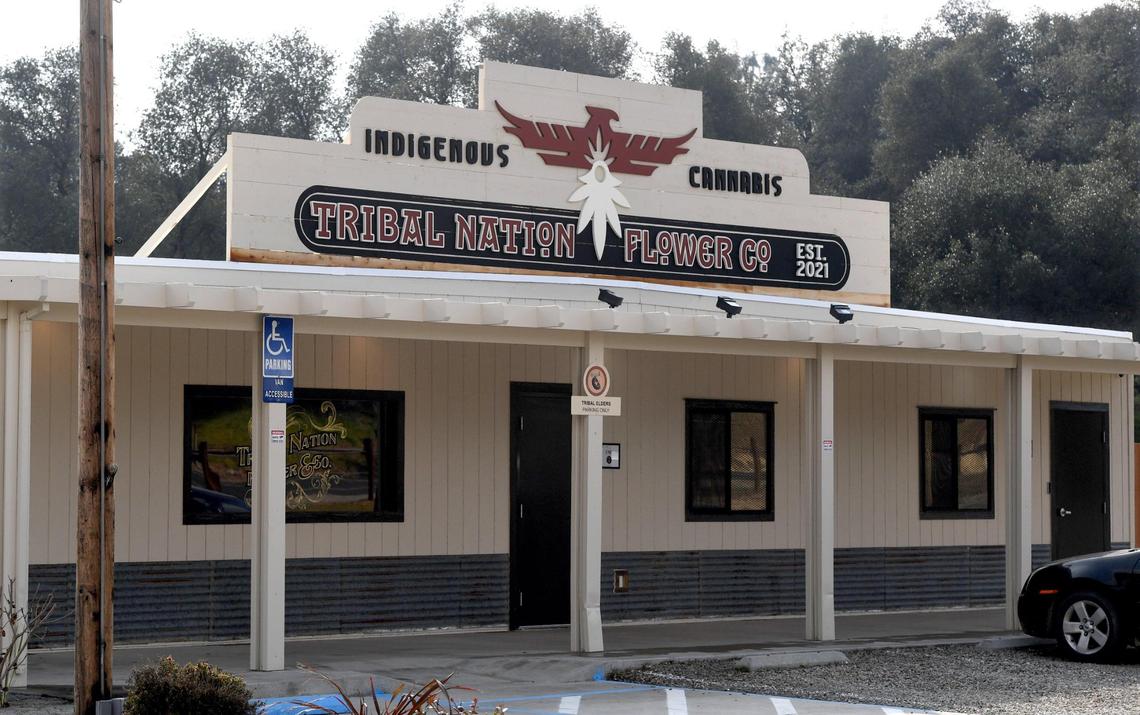 Tribal Nation Flower Company, the newly opened Coarsegold cannabis shop, that is part of the Chukchansi Tribe and on tribal land, at 31793 Highway 41.
